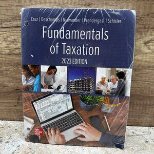 Fundamentals of Taxation 2023 Loose Leaf Textbook New Sealed McGraw Hill Connect